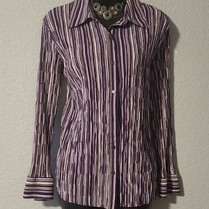 Women's East 5th button down blouse sz Large